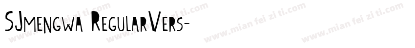 SJmengwa RegularVers字体转换